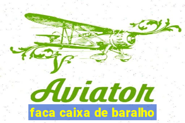 faca caixa de baralho